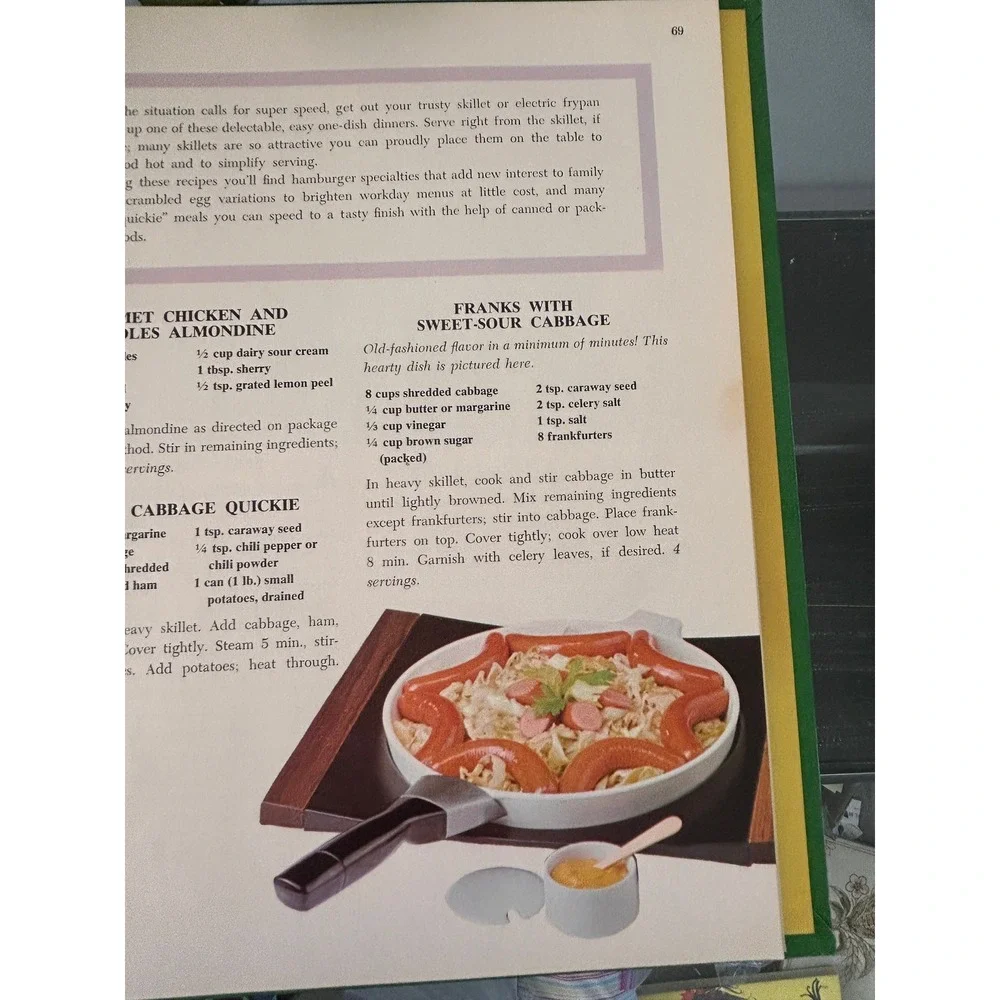 Vintage 1965 Betty Crocker's Dinner in a Dish Cook Book First Edition Hardcover